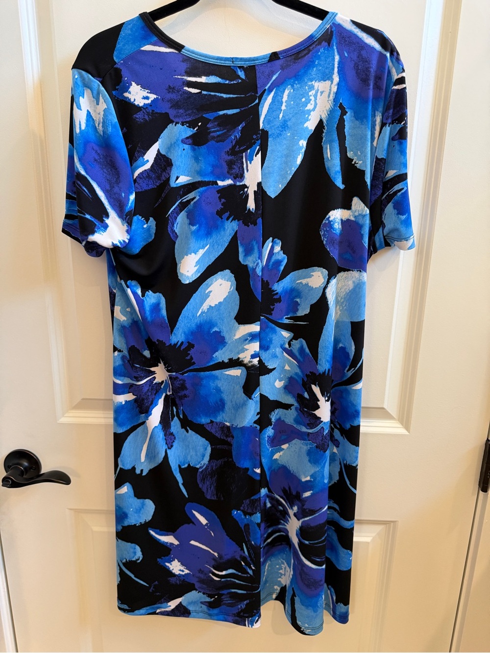 Blue Floral Shift Dress